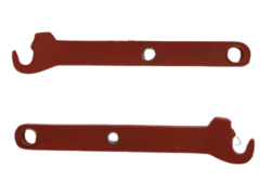 PMAR-51-RP81R - Kit de 2 bras de relevage pour RENAULT réplicagri rouge