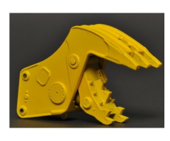 YCC410-1 - Accessoire de type pince de démolition couleur jaune pour excavatrice 30-45 tonnes