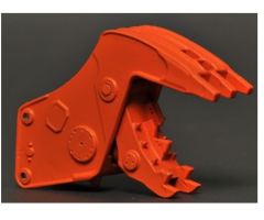 YCC410-2 - Accessoire de type pince de démolition couleur orange pour excavatrice 30-45 tonnes