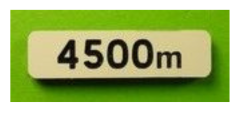 MCD-035 - Panneau en kit signalisation à 4500m