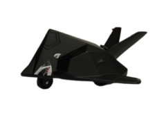 NEW01277J - Avion de chasse à friction de couleur Noir