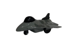 NEW01277L - Avion de chasse à friction de couleur camouflage