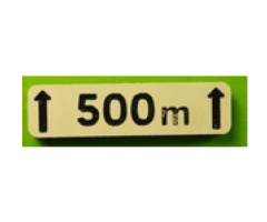 MCD-026 - Panneau en kit signalisation sur 50m