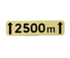 MCD-028 - Panneau en kit signalisation sur 2500m