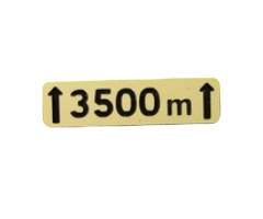 MCD-029 - Panneau en kit signalisation sur 3500m