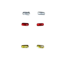 ART04370B - Pastilles Rectangle blanc 1x3mm