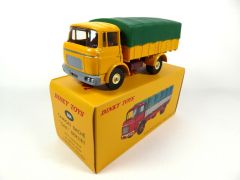 DIN584 - Camion porteur bâché de couleur vert et jaune – BERLIET GAK 4x2 – Reproduction ATLAS