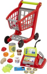 ECO1219 - Jouet d'imitation avec accessoires - Caddy , caisse enregistreuse