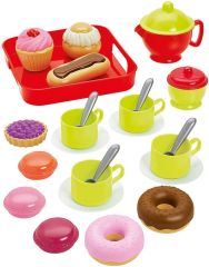 ECO2612 - Jouet d'imitation - Service à thé avec pâtisseries