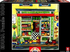 EDU15316 - Puzzle L'épicerie de Suzanne ETIENNE 1000 Pièces - Dimension  53.5 x 52 cm