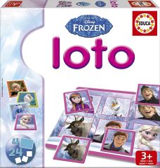 EDU16254 - Loto LA REINE DES NEIGE - 4 planches et 24 Cartes