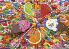 EDU16271 - Puzzle scène de Bonbons 500 Pièces - Dimensions 48 x 34 cm