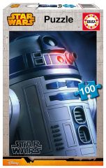 EDU16282 - Puzzle 100 Pièces du film STAR WARS - R2-D2 33.5 x 23.5 cm
