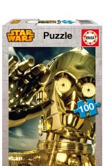 EDU16283 - Puzzle 100 Pièces du film STAR WARS - C-3PO - Dimensions 33.5 x 23.5 cm