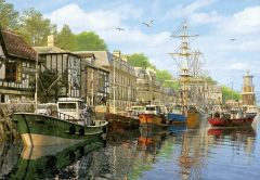 EDU16313 - Puzzle Bateaux à Quai" 2000 Pièces 96 x 68 cm