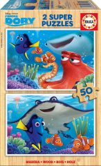 EDU16695 - 2 Puzzles du dessin animé - LE MONDE DE DORY 50 Pièces