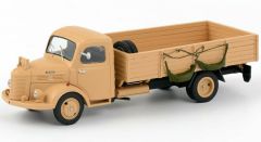 ELI101431 - Camion porteur plateau de l' Armée Française du Niger 1946 HOTCHKISS PL 20 de couleur sable édité à 528 pièces
