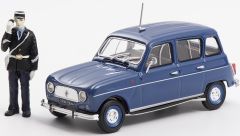 ELI101579 - Voiture de la Gendarmerie RENAULT 4L de 1969 avec gendarme