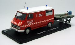 ELI101611 - Fourgon de pompier CITROEN C35 Phase 1 d'Eure et Loire plongeur avec bâteau et remorque