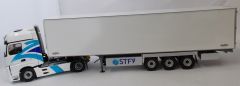 ELI116061 - Camion 4x2 MERCEDES BENZ Actros et remorque frigo CHEREAU transport STFV