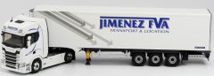 ELI116197 - Camion 4x2 SCANIA S500 et remorque frigo aux couleurs  transport JIMENEZ