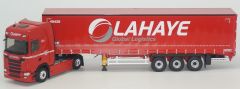 ELI116358 - Camion 4x2SCANIA S500 Tautliner avec semi bachée aux couleur transport Lahaye logistics
