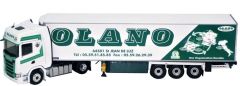 ELI116398 - Camion 4x2 SCANIA S450 avec semi réfrigérante Lamberet aux couleurs transport Olano