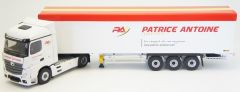 ELI116560 - Camion 4x2 MERCEDES Actros 5 avec semi à fond mouvant 3 essieux aux couleurs des Transports Patrice Antoine