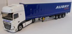 ELI116618 - Camion 4x2 DAF XF 480 SSC avec semi bachée aux couleurs des transports Aubry