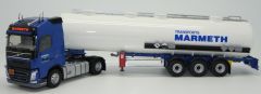 ELI116626 - Camion 4x2 VOLVO FH4 avec semi citerne chimique 3 essieux aux couleurs des Transports Marmeth