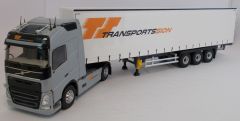ELI116692 - Camion 4x2 VOLVO FH4 Globetrotter avec semi 3 essieux aux couleurs des transports Sion