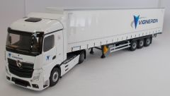 ELI116694 - Camion 4x2 MERCEDES Actros 5 avec semi 3 essieux Krone aux couleurs des transports Vigneron