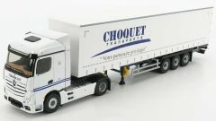 ELI116857 - Camion 4x2 MERCEDES Actros 5 avec semi 3 essieux aux couleurs des Transports CHOQUET