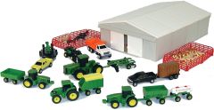 T46276B1 - Ensemble de la ferme JOHN DEERE de 70 pièces échelle proche 1/72