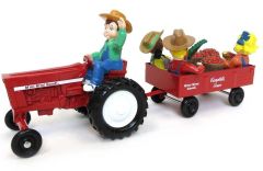 ERT50834 - Tracteur type INTERNATIONAL remorque + personnage