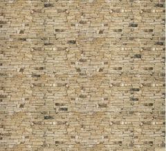 FBW04 - Lot de 5 feuilles A4 imitation Mur de pierre