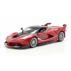 BUR16010RO - Voiture de course rouge et noire N°10 – FERRARI FXX K