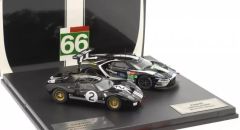 IXO-SP-FGT-43002-SET - 2 voitures des 24h du Mans – FORD GT N°66 2019 et FORD GT40 N°2 1966