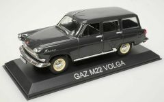 MAGLCGAZM22 - Voiture break Soviétique GAZ M22 Volga de 1960 de couleur noir vendue en blister