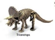 GEOCL3201D - Figurine dinosaure à monter soi-même Jurassix museum - Triceratops