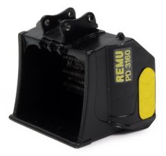 GF71 - Accessoire pour pelle 30/40 Tonnes - Godet concasseur REMU PD3160