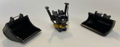 GF97-SET1 - Accessoires pour pelle de 25 à 35 Tonnes - Tiltrotator , godet et godet de nivellement ENGCON EC233