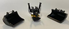 GF97-SET2 - Accessoires pour pelle de 25 à 35 tonnes - Tiltrotator avec module GR30, godet de nivellement et godet