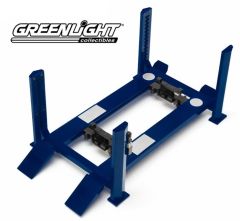 GREEN12884 - Pont élévateur de garage 4 pieds de couleur bleu non monté