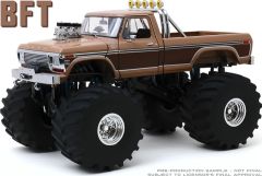 GREEN13557 - Monster truck avec pneus 66 pouces de 1978 couleur marron - BIGFOOT FORD F-350