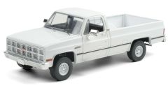 GREEN13562 - Voiture pick-up GMC K-2500 Sierra Grande de 1982 de couleur blanc