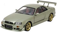 GREEN19033 - Voiture sportive NISSAN Skyline GT-R R34 couleur vert jade de 1999