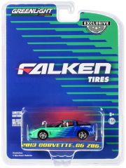 GREEN30176 - Voiture sportive CHEVROLET Corvette C6 Z06 de 2013 aux couleurs Falken Tires vendue en blister