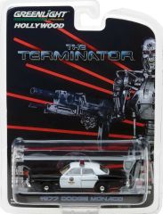 GREEN44790-C - Voiture du film Terminator de 1984 DODGE Monaco Metropolitan Police 1977 article vendu sous blister