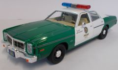 GREEN84101VERTE - Voiture du film Terminator de 1984 DODGE Monaco Metropolitan Police 1977 version limitée de couleur verte